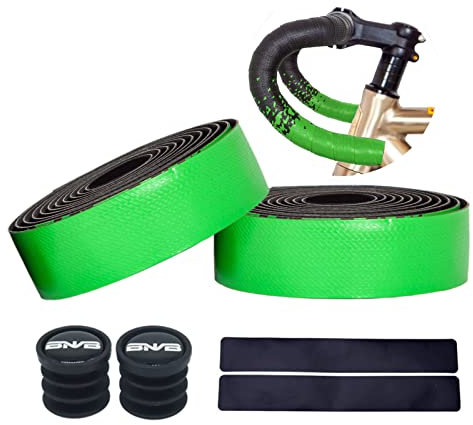 PLATTBK Fahrrad Lenkerbänder Rennrad Band,Lenker Klebestreifen Rutschfest Belüftung Griffband für MTB und Urban Cycling