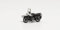 Motorrad Zweirad MZ 250 mit Beiwagen Silber/schwarz in Miniatur zum Basteln Sammeln und als Geschenk