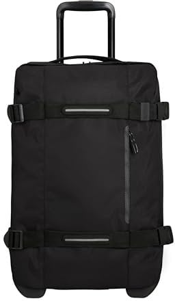 American Tourister Urban Track, Bolsa de Viaje con 2 Ruedas, 55 cm, 55 L, Color Negro (Asfalto Negro)