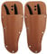 2 Pcs Ledertasche für Gartenschere,WideSmart Etui für Gartenscheren Garten Gartenschere Scheide Leder-Etui für Scheren Oder Zangen Lederetui Garten Schnitt Schere Holster Scheide für Schnittschere