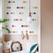 funlife 72 Stück Boho Stil Berge Muster Wandaufkleber Wandsticker für Kinderzimmer, verschiedene Gebirge matte Wandtattoos Wandbild, Selbstklebend PVC Wand Kunst Deko für weiße Wand, Boho Berge