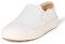 Amazon Essentials Zapatilla Cómoda sin Cordones Mujer, Blanco, 39.5 EU