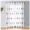 AMDXD Fenster Vorhänge Lila, Halbtransparent Vorhang Schlafzimmer Modern Blätter Gestickt mit Ösen Moderner Wohnstil Polyester Vorhang Schlafzimmer Modern Bauernhaus, 160x107cm(H x B), 2er-Set