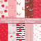 Our Love Story Scrapbook Paper 20 Sheets 40 Pages: Valentine Pattern Paper: Double Sided for Scrapbooking, Card Making, Origami, DIY and More