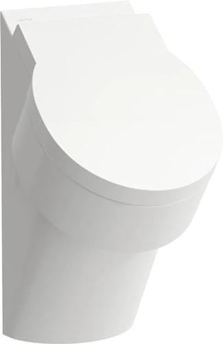 LAUFEN Val Absauge-Urinal, mit Löcher für Deckelmontage, spülrandlos, 305x365x560mm, H8402810000001, Farbe: Weiß