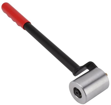Seam Roller, Heavy Duty Leather Press Seam Roller Assortment Kit Leather Press Laminating Roller Hand Pressure Roller Welding Tool with Ergonomic Handle for PVC Plastic Roofing Decking Membrane