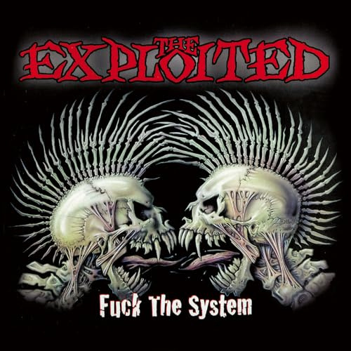 Fuck the System(Clear Red Black Splatter)