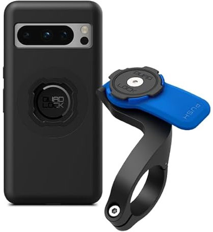 Quad Lock Out Front Bike Phone Holder Kit with MAG Phone Case for Google Pixel 8 Pro