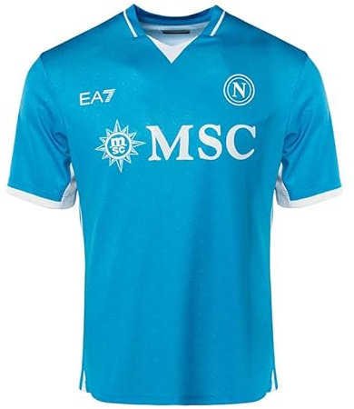 SSC Napoli Herren Maglia Replica Home Ea7 T-Shirt, Haushalt, XXL