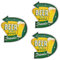 Alipis 3 Stk Bierlichtzeichen Retro-vintage-blechschilder Café-wandanhänger Farmhouse-bar-schild Rustikales Zinnlicht Vintage Leuchtschild Benutzerdefinierte Leuchtschilder Bierbar Eisen