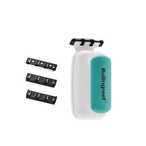 Rollingreef Fish Tank Algae Scraper, Magnetic Aquarium Cleaner, Fish Tank Cleaner, Aquarium Algae Scraper (Large)