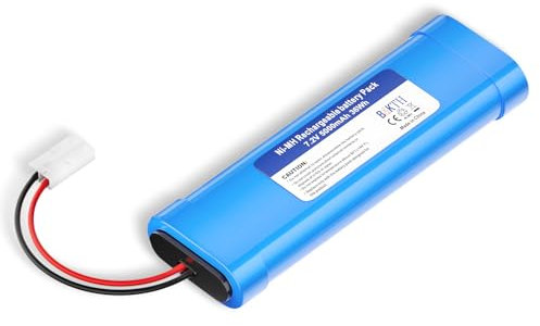 BAKTH 7.2V 5000mAh NiMH RC Akku Racing-Pack für Modellbau Autos, Flugzeug, Roboter(Toy/Spielzeug), Hochleistungs RC Akkupack + Untersetzer als Geschenk