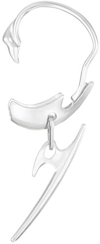 Chenxi Studio Ohrringe für Damen, Dart-Ohrhänger, mechanisch, Statement-Ohrmanschette, Legierung, Textur, modischer Ohrschmuck, geeignet für den täglichen Gebrauch auf Partys, Metall