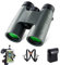 BYDPBS Prismáticos Portátiles para Adultos. Compacto 10 X 42 con Binoculares Livianos Correa Y Trípode Y Estuche para Viajes Astronómicos De Observación De Estrellas