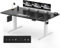 Homall Höhenverstellbarer Schreibtisch 180x80 cm, Elektrischer Schreibtisch mit Vierteilige Tischplatte, Computertisch mit Memory Funktion,Standing Desk