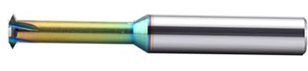 Einzelzahn-Spiralfräser, CNC-Maschine, Vollhartmetall-Einzelzahn-Gewindefräser M1 M1,6 M2 M3 M4 M5 M6 M8 M10 M12 M14 Fräser(For Aluminum,M8X1.25XD6X50L)