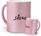 mundohuevo Tazas Únicas | Rosalía | Edición Especial Purpurina Rosa | Mensaje Auténtico para Fans de Música | Tazas para Café, Té... | Regalo para Fans de Rosalía.