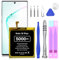 EB-BN972ABU Batterie de rechange haute capacité pour Samsung Galaxy Note 10 Plus (N975F), 5G (N976B) avec kits d'outils de réparation 5000 mAh