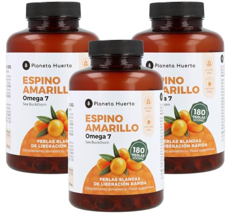 PLANETA ORTO Pack 3x Omega 7 olivello spinoso 180 perle