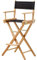 Regiestuhl Klappbarer Regiestuhl Aus Holz, Klappstuhl, Maskenbildner-Stuhl Für Künstler, Schminkstuhl Rigiestuhl Hoch Für Studio, Bar, Camping, Reisen, Angeln, Garten C