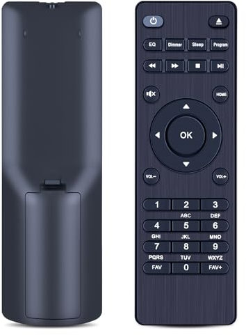 CLVIZCXOM Remote Control Replacement for Majority Homerton CD player internet DAB+ radio system King's and CD Player (Not for Majority Oakington or Majority Bard)