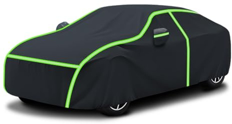 Komplette Autoabdeckung für Mini Cabrio F67 2025| Autoschutzabdeckung mit Türreißverschluss und Diebstahlsicherung Allwetter-Autoplane Oxford-Gewebe Atmungsaktiver Staubschutz