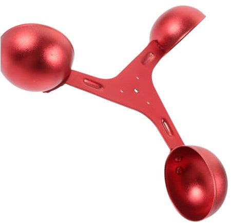 NUOBESTY 3-cup Velocità del Vento Sensore Anemometro Sostituzione Tazza 200mm Lega di Alluminio Vento Lama Accessorio per Outdoor Tool