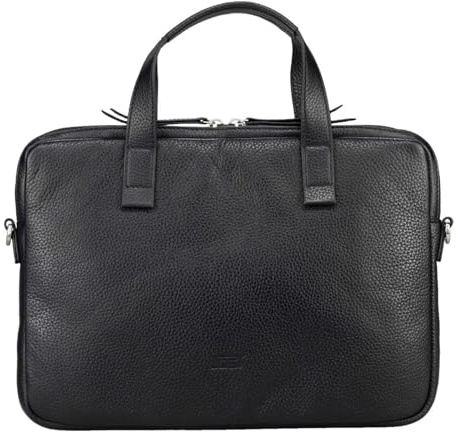 Jost Cuero bolsa de ordenador portátil bolso bandolera con compartimento para portátil Vika Laptop Case 14 Black negro
