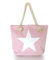 Sonia Originelli Strandtasche Stern Uni Marie Beachbag Shopper Farbe Rosa