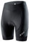 XGC Damen Kurze Radlerhose und Radunterhose Radsportshorts Fahrradhose für Frauen elastische 3D Schwamm Sitzpolster mit Einer hohen Dichte (L, Black_Black)