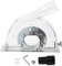 Zerodis Universal Grinding Dust Shroud for Angle Grinder 3/4/5 inch Saw Disc, Dust Collector Attachment Cover Tool Collect Grinding Dust Wood Stone Cement Marble Rock Concrete