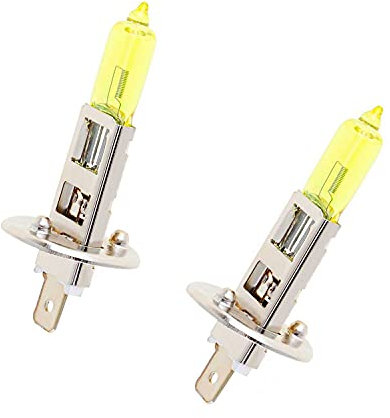 2x Jurmann H1 100W 12V Gelb Yellow Halogen Birne für Scheinwerfer, Fernlicht, Abblendlicht, Nebelscheinwerfer - Off-Road