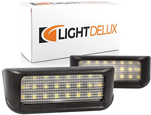 LIGHTDELUX LED Kennzeichenbeleuchtung Nummernschildbeleuchtung Canbus Plug&Play mit Zulassung V-032010