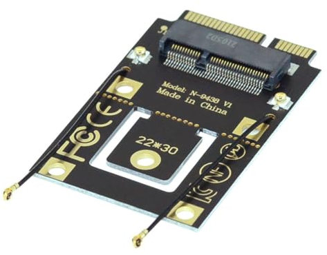 ChenYang CY M.2 Key-A NGFF a Mini PCI-E PCI Express convertidor adaptador para tarjeta inalámbrica 9260 8265 7260 AC WiFi Bluetooth