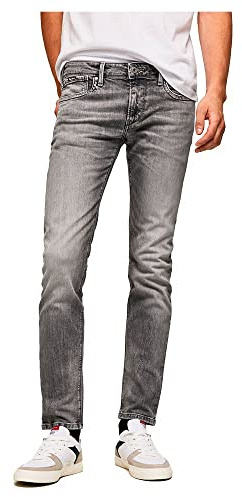 Pepe Jeans Hatch Regular Herren-Jeans, Grau (Denim-ue7), 29W x 32L