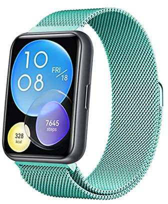 Metall Armband Kompatibel mit Huawei Watch Fit 2/ Huawei Watch Fit Armband Ersatz mit Magnetische Für Herren Damen Uhrenarmband Für Huawei Watch Fit 2/ Watch Fit (11,Huawei Watch Fit)