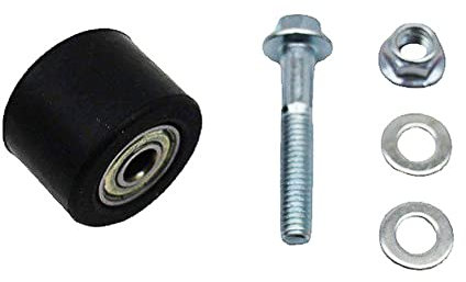 Tendeur de chaîne, Asudaro Guide Universel De Roue Galet Tendeur Rouleau Moto 8mm chaîne Rouleau tendeur Guide de Roue avec Boulon Compatible avec YFZ 350 Banshee 1987-2006
