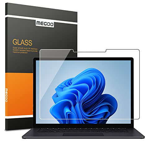 Megoo Pellicola Protettiva per Microsoft Surface Laptop 5 13.5,Compatibile con Surface Laptop 4/3/2/1 Pellicola Protettiva in Vetro Temperato
