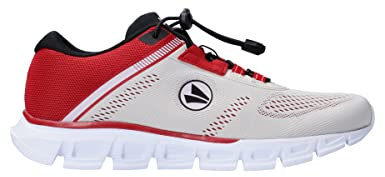 JAKO Freizeitschuh Premium Flow weissrot, 40 Herren