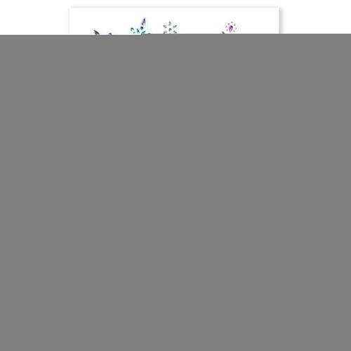 Ursus 7510 00 02 - Crystal Sticker Eiskristalle, 16 Aufkleber aus hochwertigen funkelnden Tropfen, ca. 9-50 mm, für Scrapbooking, Kartengestaltung und zur Dekoration