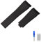 NEYENS Gummi Silikon Armband 20mm 21mm Für Rolex submariner daytona DEEPSEA Oysterflex rolex-Strap Uhren Band GMT armbanduhr, 21 mm, Achat
