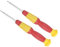 CoCud Destornillador Phillips Mini, Tamaño de 1.5mm, Longitud de 118mm, Acero al Carbono, Pequeños Destornilladores de Cabeza Cruzada con Mango Antideslizante, 2 Piezas