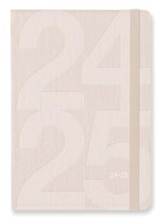 Letts of London Akademischer Kalender 2024/2025, A6, Wochenansicht, Sandfarben