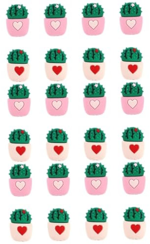 DOITOOL 24 Pcs Cactus Cover Anti-tear Data Line Protector Cable Protector Animals USB Cables Adorable Data Cable Animal Cable Protector USB Cable Protector Pvc Protective Film Telephone