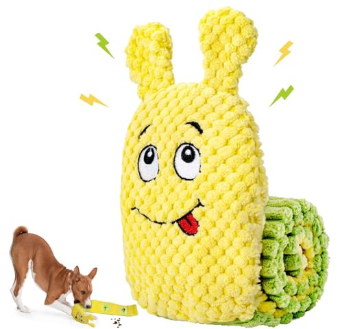 CHAWONER Squeaky Dog Toy, No Stuffing Interactive Dog Toys for Boredom, Dog Puzzle Toy Treat Dispensing Dog Toy for Smart Dogs, Snuffle Dog Toys for Small Medium Large Dogs