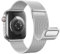 Astorgos Cinturino Magnetico Compatibile Apple Watch Ultra/Ultra2 49mm/Serie 10/9/8/7/6/5/4/3/2/1/SE 42/44/45/46mm,Maglia Milanese con Doppia Chiusura Magnetica Cinturino per Donna Uomo, Argento