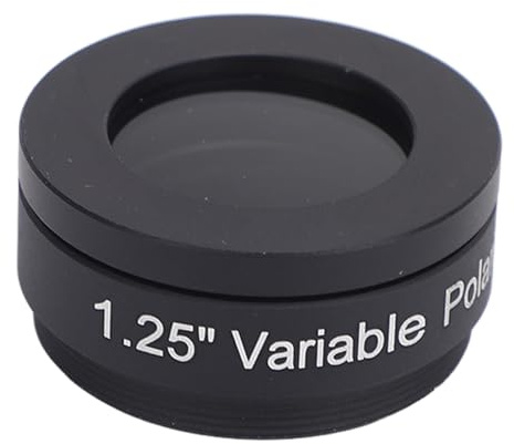 Filtro de telescopio polarizador de vidrio óptico doble lineal variable de 1.25 pulgadas, filtro CPL para mejorar la luna y la observación de estrellas