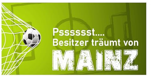 clothinx Fußball Fan Geschenk Tasse für alle Mainz Fans - Geschenkidee Freund zu Weihnachten - Sprüche Tasse aus Keramik - 340ml, Weiß