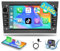 Podofo 2+64G Autoradio für Opel Astra Antara Vectra Corsa Zafira Meriva Vivaro Combo mit Carplay Android Auto 7 Zoll Autoradio mit GPS Navigator, Bluetooth Spiegel-Link WiFi RDS + Rückfahrkamera