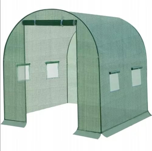 Ersatzfolie für das Gewächshaus-Tunnel Folientunnel 2x2x2m